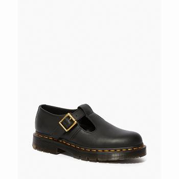 Dr Martens Női Polley Slip Resistant Mary Jane Cipő Fekete